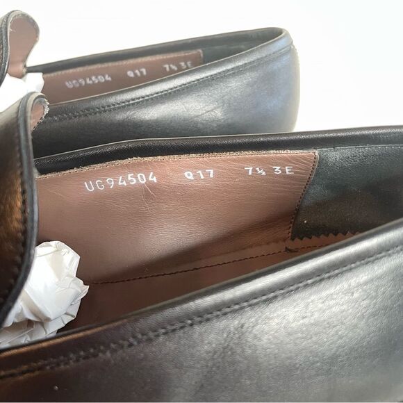 Salvatore Ferragamo Mens Horsebit Loafers‎ Size 7.5 EE Black Leather main image 2